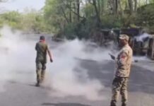 पलटा ऑक्सीजन टैंकर, चालक की सूझबूझ से टला बड़ा हादसा