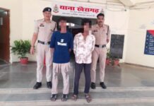 होटल में गुंडागर्दी पड़ी भारी, चाकू लहराकर दहशत फैलाने वाले दो आरोपी गिरफ्तार, भेजे गए जेल