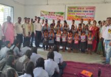 सेजेस पोलमी परिसर में मनाया गया संयुक्त शाला प्रवेश उत्सव, जनप्रतिनिधियों ने बढ़ाया उत्साह