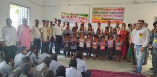 सेजेस पोलमी परिसर में मनाया गया संयुक्त शाला प्रवेश उत्सव, जनप्रतिनिधियों ने बढ़ाया उत्साह