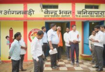 कलेक्टर ने रामपुर में निर्माणाधीन नवीन महाविद्यालय का किया निरीक्षण