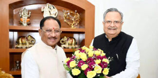 मुख्यमंत्री साय से मिले विधानसभा अध्यक्ष डॉ. रमन सिंह, प्रदेश के विकास और जनहित के मुद्दों पर हुई चर्चा