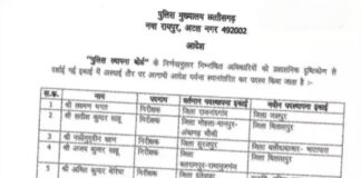 पुलिस विभाग में बड़ा प्रशासनिक फेरबदल, 10 अधिकारियों के तबादले के आदेश जारी…