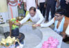 रायगढ़ दौरे पर मुख्यमंत्री साय ने मनकामेश्वर महादेव के किए दर्शन, प्रदेश की खुशहाली की मांगी कामना