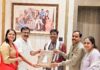 कोरबा प्रवास: एमआईसी सदस्य हितानंद अग्रवाल के निवास पहुँचे वन मंत्री केदार कश्यप