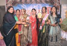 कोरबा में मिथिला समाज की महिलाओं ने धूमधाम से मनाया सावन मिलन समारोह