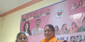 भाजपा महिला मोर्चा की परिचयात्मक बैठक एवं हरेली उत्सव में दिखी छत्तीसगढ़ी संस्कृति की झलक