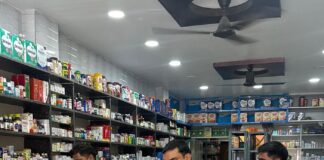 जिला कोरबा स्थित मेडिकल दुकानों का किया गया औचक निरीक्षण