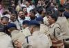 कोरबा में BJYM का कांग्रेस कार्यालय घेराव का प्रयास, पुलिस से हुई धक्का-मुक्की; बारिश ने थामा प्रदर्शन