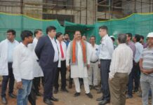 KORBA मेडिकल कॉलेज का मंत्री ने किया निरीक्षण, समय-सीमा में निर्माण पूरा करने के निर्देश