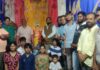 बांकीमोंगरा के विभिन्न क्षेत्रों में विराजे गजानंद स्वामी का विकास झा ने किया दर्शन, क्षेत्र की खुशहाली की कामना।