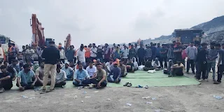 गेवरा बस्ती में रोजगार को लेकर बवाल, प्रभावित परिवारों ने SECL पर लगाया भेदभाव का आरोप
