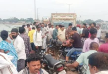 पुल पर दर्दनाक हादसा: पिकअप की टक्कर से बाइक सवार की मौत, दूसरा गंभीर