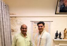 दिल्ली में सचिन पायलट एवं सुखदेव भगत से जयसिंह अग्रवाल ने की सौजन्य भेंट
