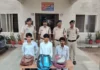 राजस्थान के तीन युवक गांजा तस्करी के आरोप में गिरफ्तार, 15.737 किलो मादक पदार्थ जब्त